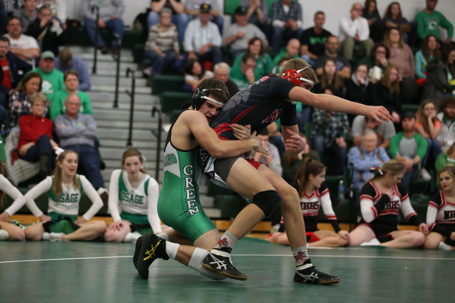 Osage, Forest City, Clarion and New Hampton wrestling, Dec. 22, 2017